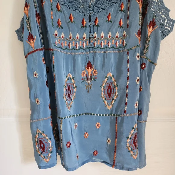 NWT Sundance Serenity Forever Embroidered Tank - Picture 5 of 11